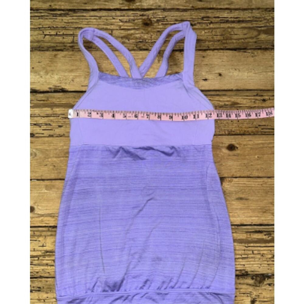 Athleta Crunch & Punch Tank Top Lavender Purple Built-In Bra Yoga Workout-Small - Picture 8 of 8